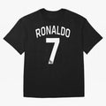 Ronaldo 7 Oversized T-Shirt Share the Excitement of FIFA World Cup 2026 Group Stage Spirit, Made for Spain, Neymar, Haaland and Cristiano Ronaldo, Vintage Soccer Flavor, Modern Football Stars, National Flags and Final Night Emotion; Made for Die