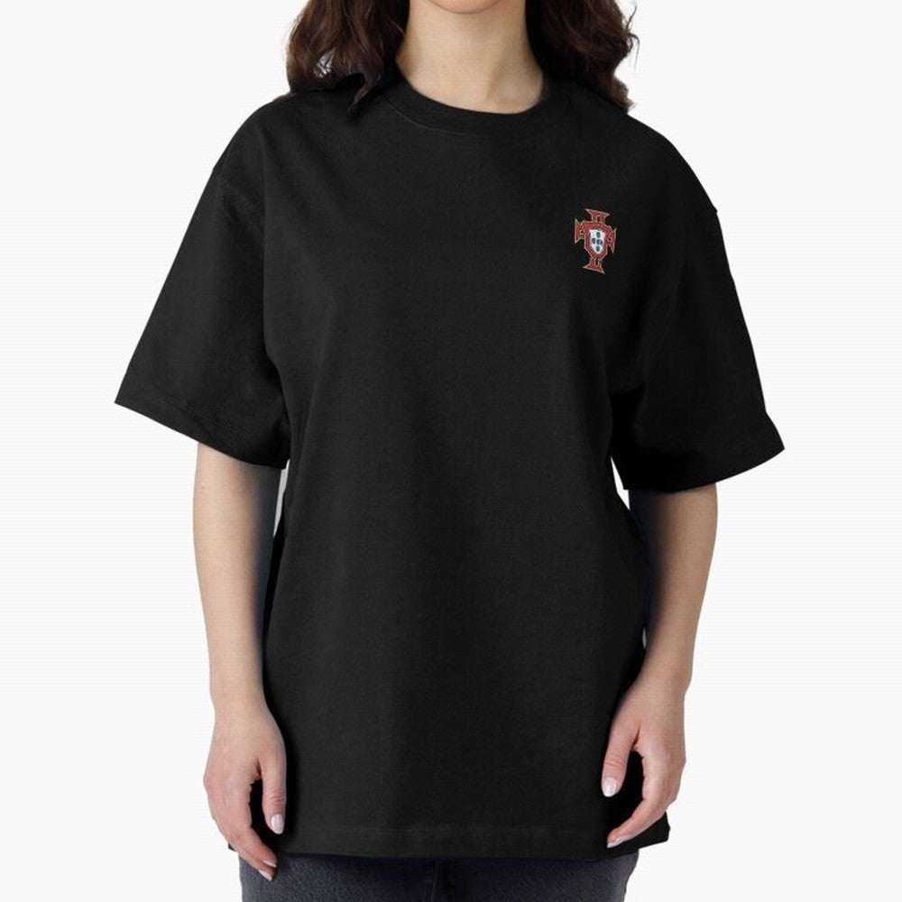Portugal Soccer Logo Sticker Oversized T-Shirt Bring a Champion Mindset to FIFA World Cup 2026 Group Stage Filled with Messi, Neymar and Mbappe, Germany Energy, Stadium Memories, Football Loyalty, International Chants and Championship Tradition;