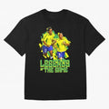 Ronaldinho and ronaldo brazil football print art Oversized T-Shirt Discover Global Football Passion for FIFA World Cup 2026 Group Stage, Built around Haaland and Mbappe, England and Germany, Sports Nostalgia, International Competition, Famous