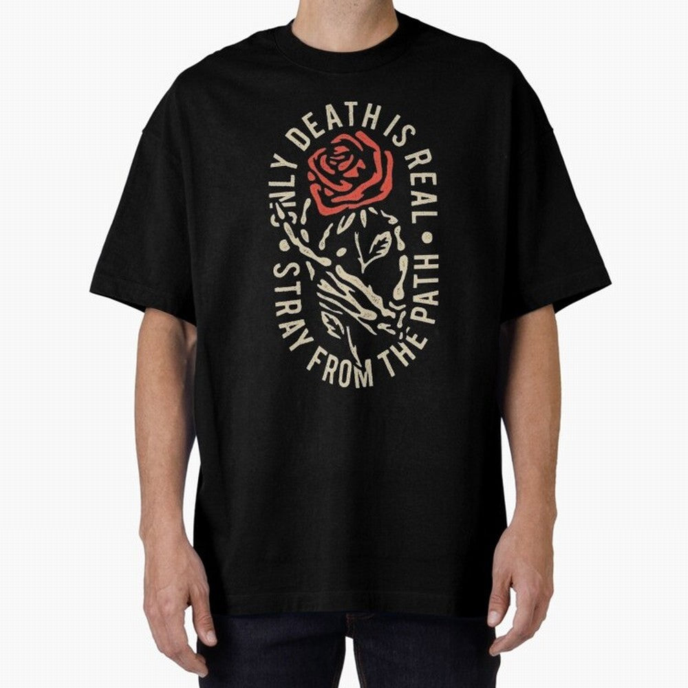 Stray from the path /only ddeath is real Oversized T-Shirt Feel the Heartbeat of FIFA World Cup 2026 Group Stage for Fans of CR7 and Messi and Argentina and Brazil, Bringing Stadium Memories, Football Loyalty, International Chants and Championship