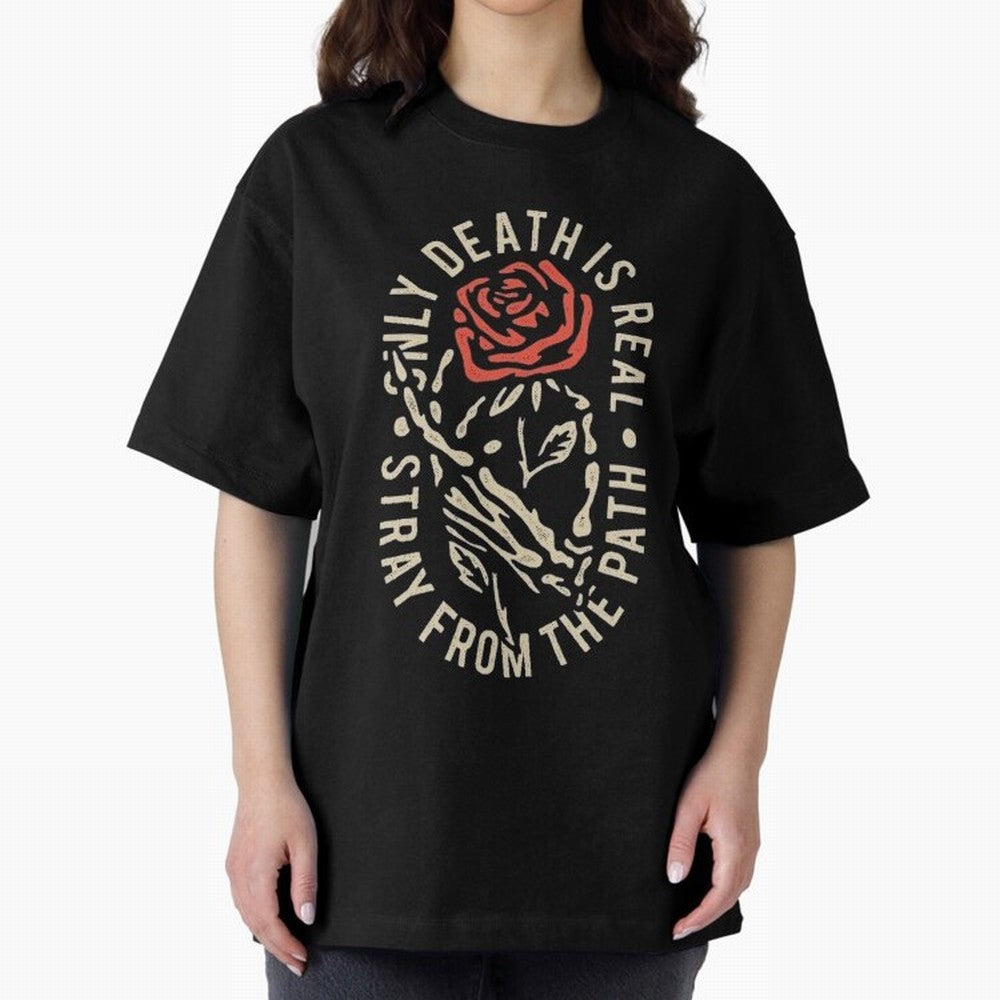 Stray from the path /only ddeath is real Oversized T-Shirt Feel the Heartbeat of FIFA World Cup 2026 Group Stage for Fans of CR7 and Messi and Argentina and Brazil, Bringing Stadium Memories, Football Loyalty, International Chants and Championship