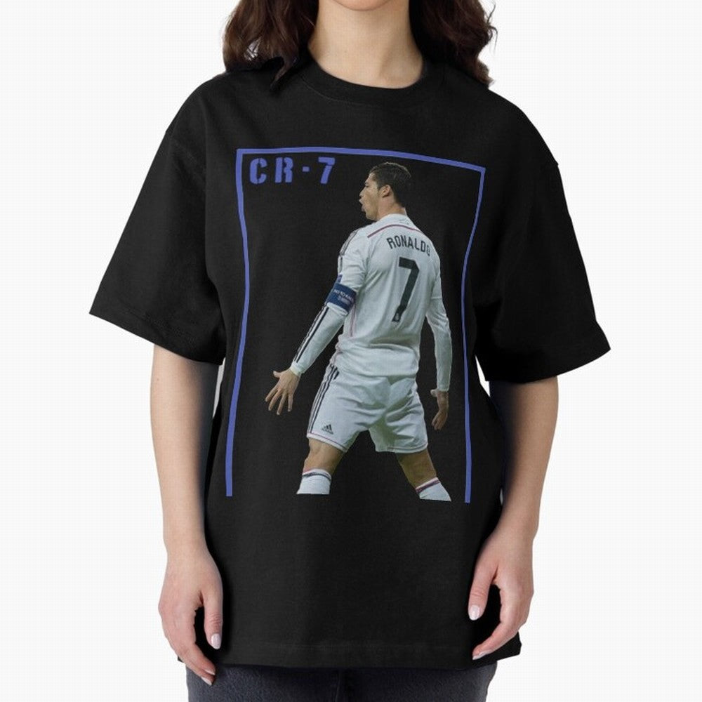 Ronaldo Christiano ronaldo Oversized T-Shirt Show Match Day Excitement for the FIFA World Cup 2026 USA Canada Mexico Journey through Neymar Highlights, Portugal Pride, Sports Nostalgia, International Competition, Famous Players and Unforgettable