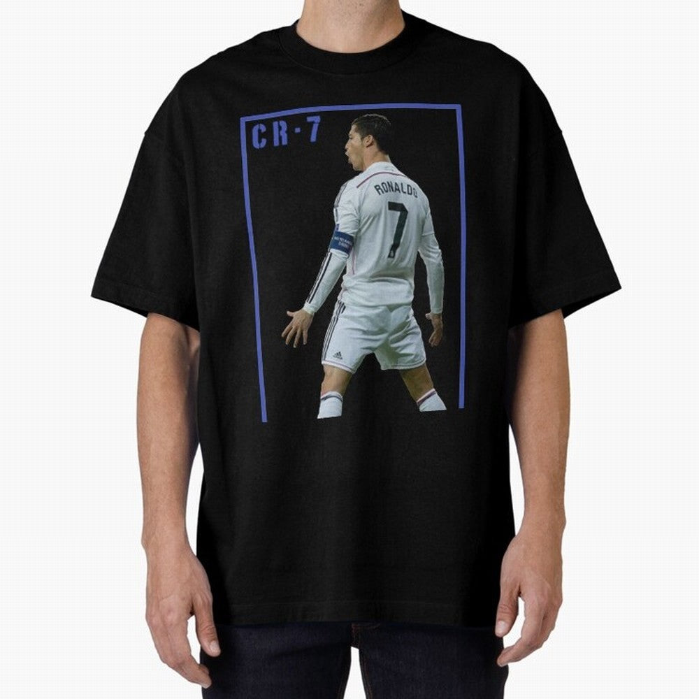Ronaldo Christiano ronaldo Oversized T-Shirt Show Match Day Excitement for the FIFA World Cup 2026 USA Canada Mexico Journey through Neymar Highlights, Portugal Pride, Sports Nostalgia, International Competition, Famous Players and Unforgettable