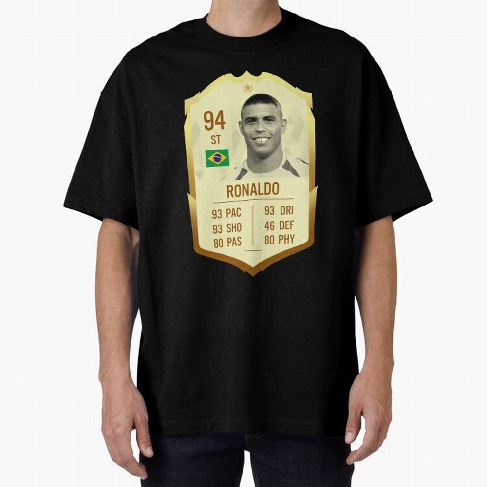 Ronaldo Ultimate Card Oversized T-Shirt Keep Football History Alive during Match Day Hype around FIFA World Cup 2026 Group Stage, Cristiano Ronaldo, Haaland and CR7, England, France and Netherlands, Football History, Final Match Energy, Crowd Noise