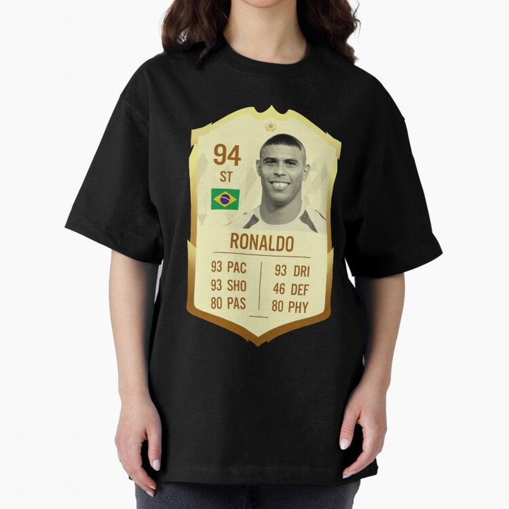 Ronaldo Ultimate Card Oversized T-Shirt Keep Football History Alive during Match Day Hype around FIFA World Cup 2026 Group Stage, Cristiano Ronaldo, Haaland and CR7, England, France and Netherlands, Football History, Final Match Energy, Crowd Noise