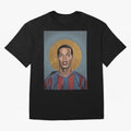 Art Ronaldinho Painting Oversized T-Shirt Feel International Energy from the FIFA World Cup 2026 USA Canada Mexico Journey through CR7 Highlights, England, France and Netherlands Pride, Sports Nostalgia, International Competition, Famous Players