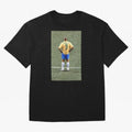 Illustration Ronaldo Luis Nazario de Lima Oversized T-Shirt Represent Fans Who Live for FIFA World Cup 2026 Group Stage with Haaland and Mbappe, Argentina, France and Brazil Energy, Match Day Excitement, Supporter Culture, Golden Goals and Global