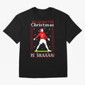 All I Want for Christmas Is Siu Ronaldo Oversized T-Shirt Represent Football Lovers during Global Football Passion for FIFA World Cup 2026 Group Stage, Made for Neymar, Haaland and Cristiano Ronaldo, England, Stadium Memories, Football Loyalty,