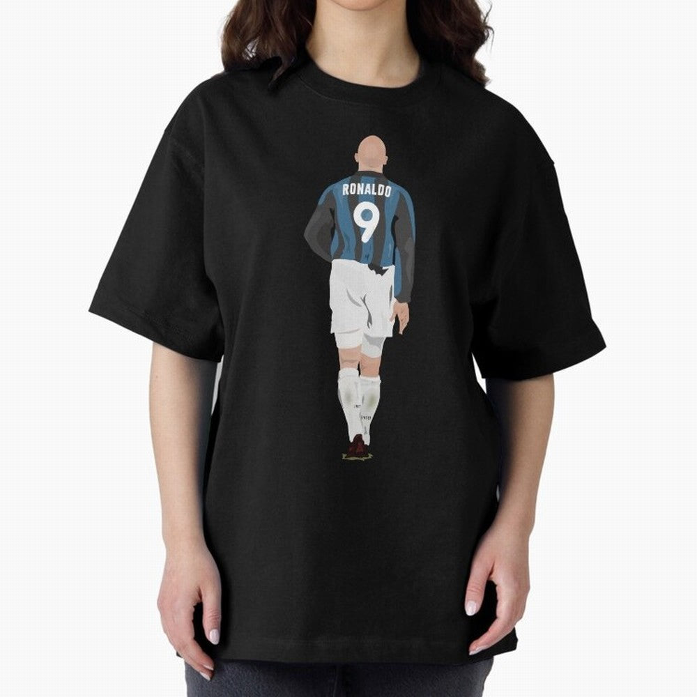 RONALDO THE PHENOMENON Oversized T-Shirt Celebrate Fan Culture around the FIFA World Cup 2026 Journey through Cristiano Ronaldo Highlights, France and Portugal Pride, Championship Spirit, Famous Goals, Roaring Crowds and International Football