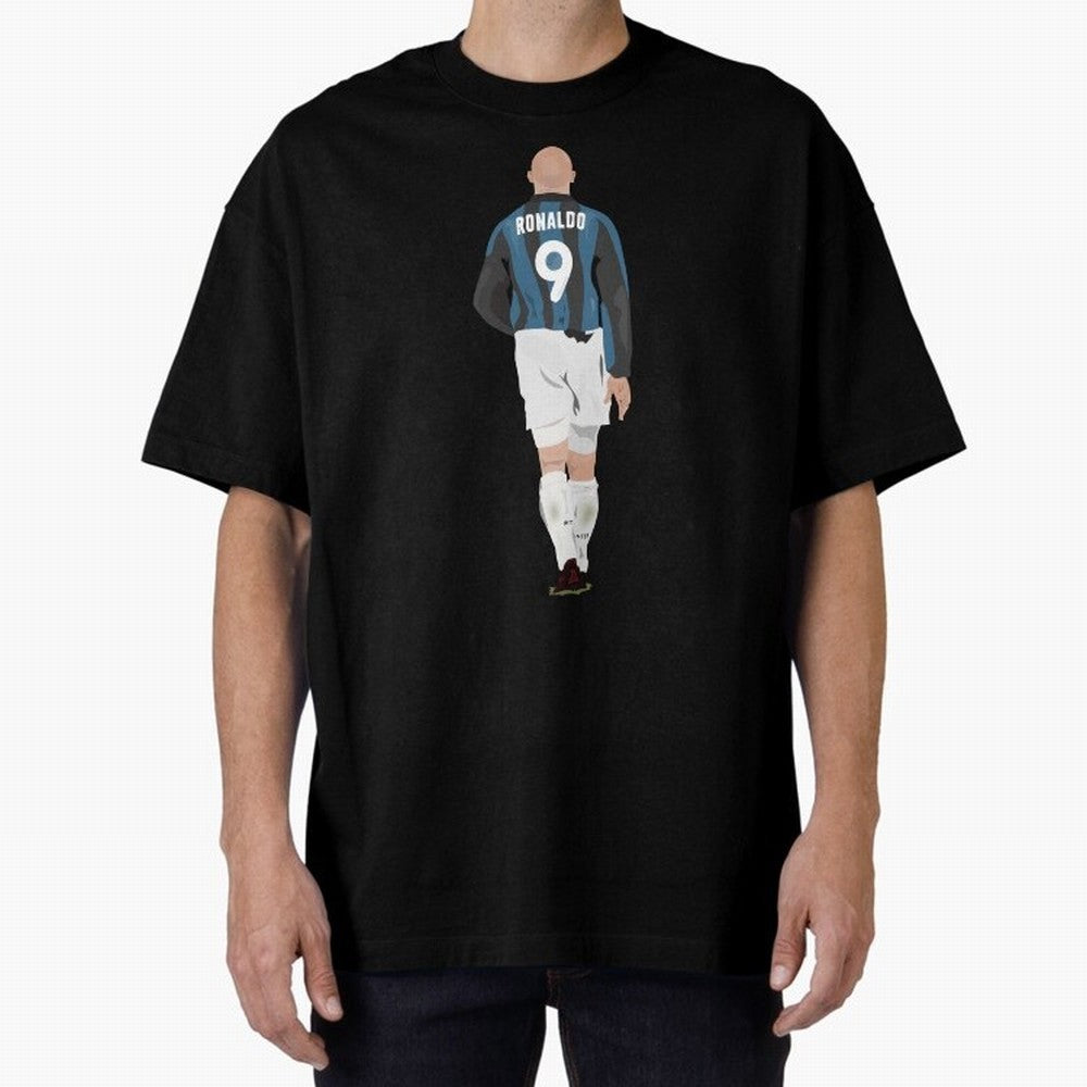 RONALDO THE PHENOMENON Oversized T-Shirt Celebrate Fan Culture around the FIFA World Cup 2026 Journey through Cristiano Ronaldo Highlights, France and Portugal Pride, Championship Spirit, Famous Goals, Roaring Crowds and International Football