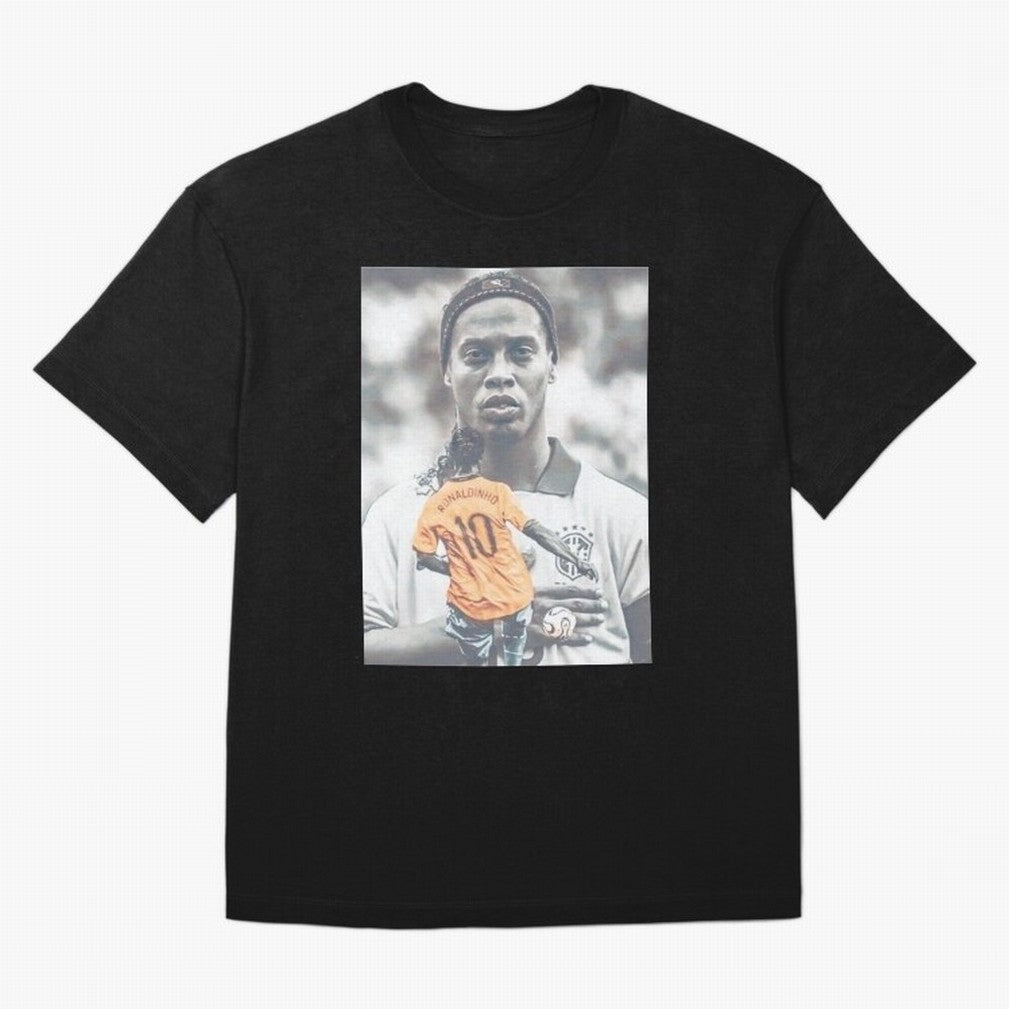 Wallpaper Ronaldinho Illustration Oversized T-Shirt Make Your Look Match Match Day Hype around FIFA World Cup 2026, Mbappe, Portugal, Spain and Germany, Fan Favorite Moments, National Team Passion, Big Match Drama and Soccer History; Made for Die