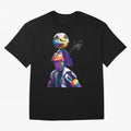 Ronaldinho Wpap Pop Art Oversized T-Shirt Step into the FIFA World Cup 2026 USA Canada Mexico Journey through Mbappe Highlights, Spain Pride, Game Day Rituals, Football Legends, Country Pride and the Road to the Final; Ideal for Football Dads,