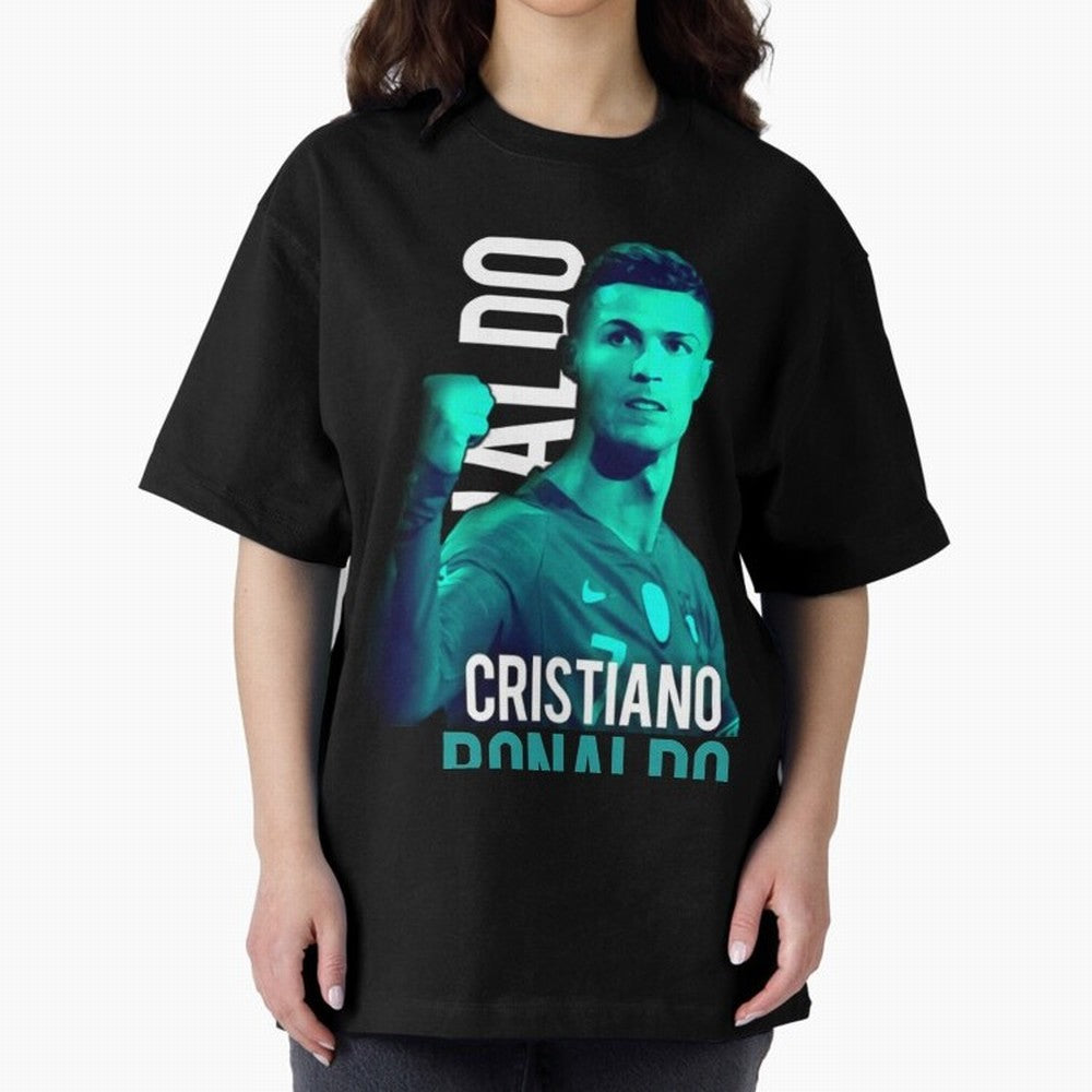 Ronaldo Ronaldo vector Oversized T-Shirt Remember Iconic Moments from the FIFA World Cup 2026 Group Stage Journey through Haaland Highlights, Portugal, Spain and Germany Pride, Soccer Culture, Superstar Moments, National Team Dreams and Competitive