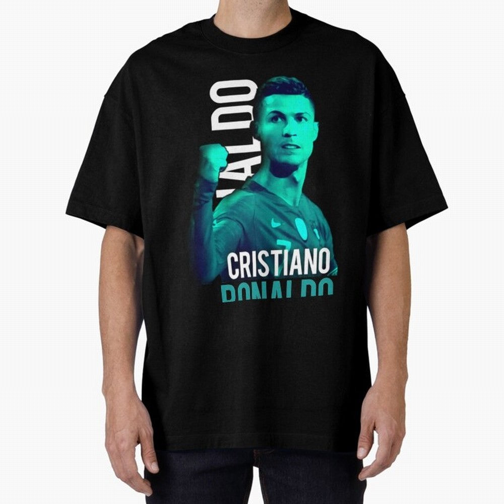 Ronaldo Ronaldo vector Oversized T-Shirt Remember Iconic Moments from the FIFA World Cup 2026 Group Stage Journey through Haaland Highlights, Portugal, Spain and Germany Pride, Soccer Culture, Superstar Moments, National Team Dreams and Competitive