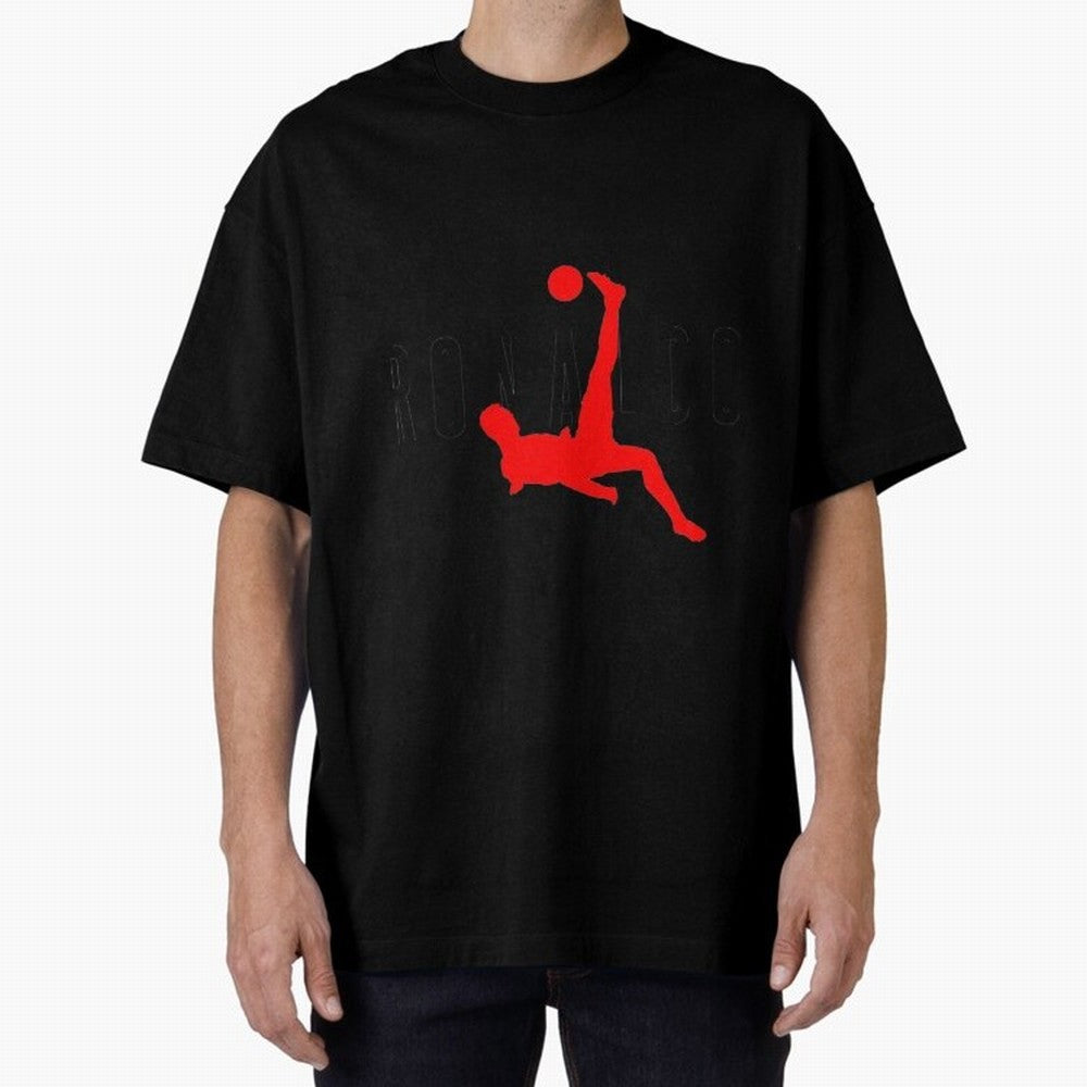 Air Ronaldo Classic T-Shirt Oversized T-Shirt Make Every Kick Count in the FIFA World Cup 2026 Group Stage Journey through Mbappe and Neymar Highlights, Argentina, France and Brazil Pride, Retro Football Energy, Iconic Rivalries, Trophy Chase Drama