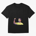 Ronaldo pop art Oversized T-Shirt Celebrate National Team Dreams in Match Day Hype around FIFA World Cup 2026, Messi and Cristiano Ronaldo, Argentina and Brazil, Game Day Rituals, Football Legends, Country Pride and the Road to the Final; Made for