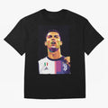 Ronaldo pop art Oversized T-Shirt Turn Every Weekend Toward FIFA World Cup 2026 Made for Mbappe, Argentina and Brazil Energy, Match Day Excitement, Supporter Culture, Golden Goals and Global Football Passion; Ideal for Passionate Fans Who Love