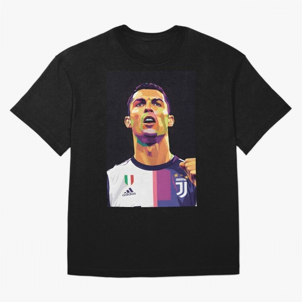 Ronaldo pop art Oversized T-Shirt Turn Every Weekend Toward FIFA World Cup 2026 Made for Mbappe, Argentina and Brazil Energy, Match Day Excitement, Supporter Culture, Golden Goals and Global Football Passion; Ideal for Passionate Fans Who Love