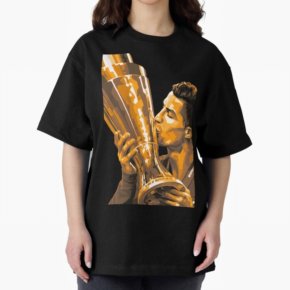 Ronaldo Oversized T-Shirt Bring World Football Passion into FIFA World Cup 2026 Spirit, Built around Netherlands, Messi, Neymar and Mbappe, Vintage Soccer Flavor, Modern Football Stars, National Flags and Final Night Emotion; Ideal for Fans Who