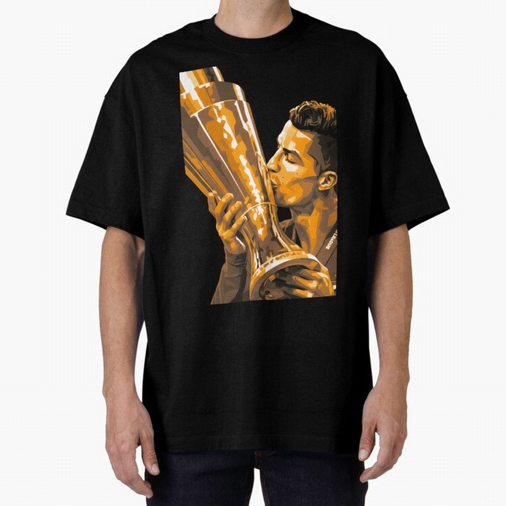 Ronaldo Oversized T-Shirt Bring World Football Passion into FIFA World Cup 2026 Spirit, Built around Netherlands, Messi, Neymar and Mbappe, Vintage Soccer Flavor, Modern Football Stars, National Flags and Final Night Emotion; Ideal for Fans Who