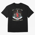 All I Want For Christmas Is Siuuu CR7 fans Christian Ronaldo Xmas Oversized T-Shirt Make Every Kick Count in the FIFA World Cup 2026 USA Canada Mexico Journey through Messi Highlights, England, France and Netherlands Pride, Global Supporter Spirit,