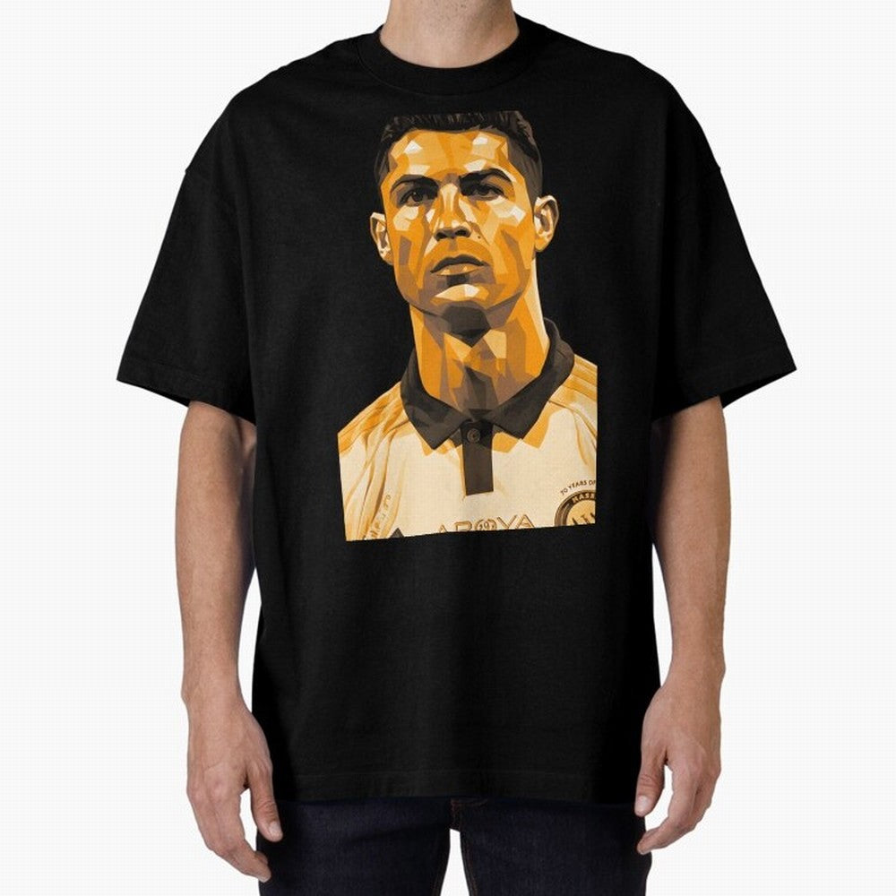 Ronaldo Oversized T-Shirt Bring a Champion Mindset to Match Day Hype around FIFA World Cup 2026 Group Stage, Neymar, Haaland and Cristiano Ronaldo, Spain, Stadium Memories, Football Loyalty, International Chants and Championship Tradition; Created