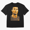 Ronaldo Oversized T-Shirt Bring Trophy Dreams to Global Football Passion for FIFA World Cup 2026 USA Canada Mexico, Filled with Mbappe and Neymar, Portugal, Stadium Memories, Football Loyalty, International Chants and Championship Tradition; Built