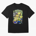 O Fenomeno Ronaldo Oversized T-Shirt Carry the Colors and Pride of FIFA World Cup 2026 USA Canada Mexico Spirit, Featuring Argentina and Brazil, Mbappe and Neymar, Classic Soccer Heritage, Championship Pressure, Fan Loyalty and International Pride;