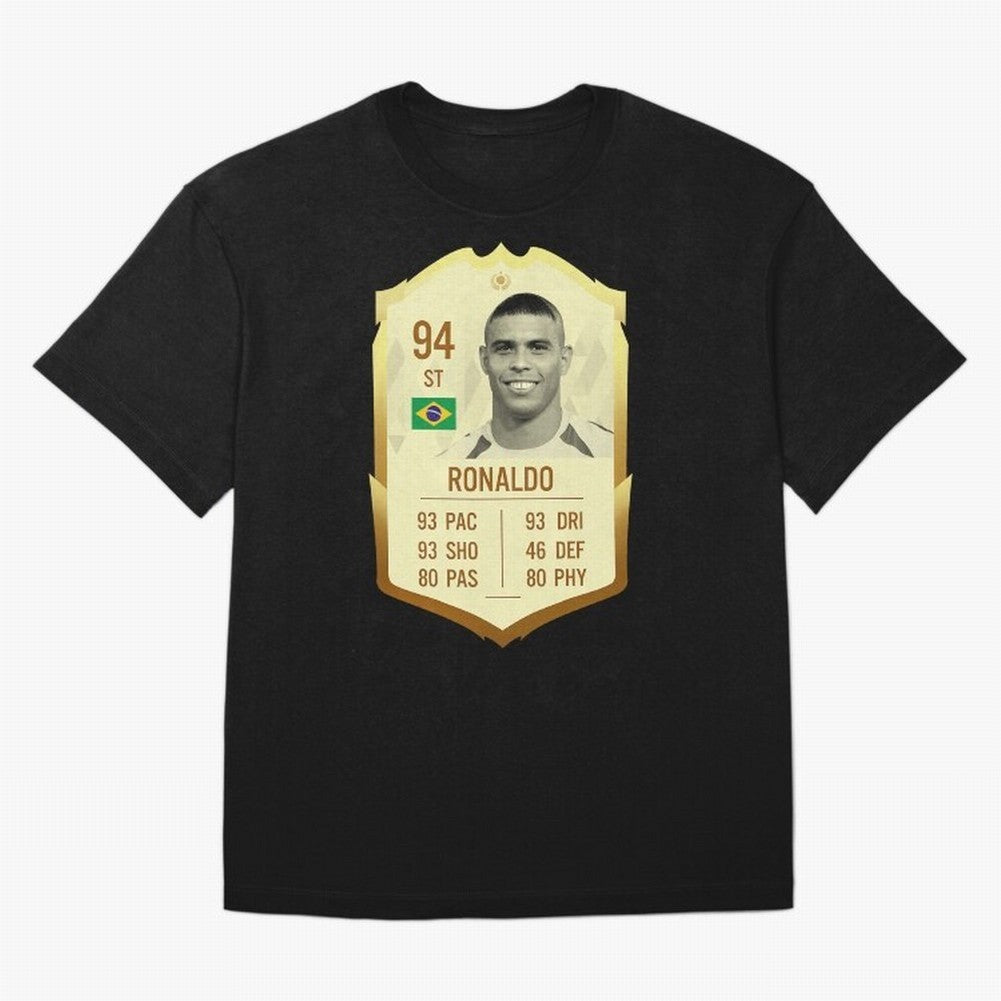 Ronaldo Ultimate Card Oversized T-Shirt Turn Every Weekend Toward FIFA World Cup 2026 for Fans of Mbappe and Brazil, Bringing Sports Nostalgia, International Competition, Famous Players and Unforgettable Victories; Made for Collectors Who Enjoy