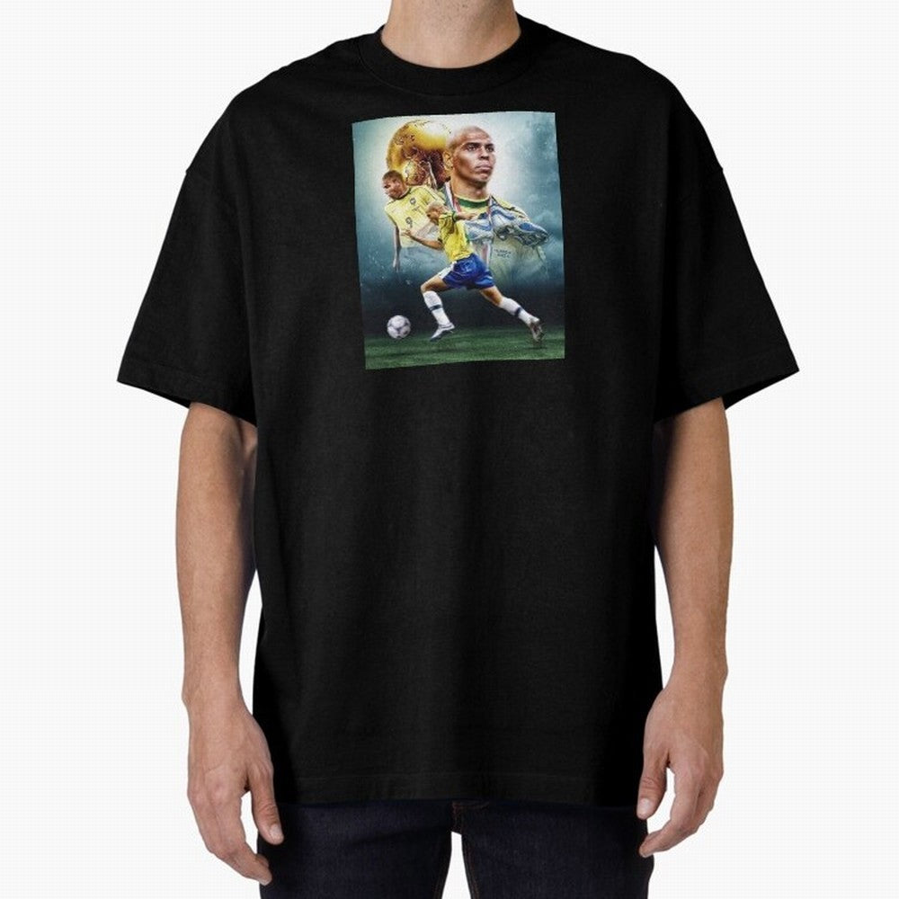 wallpaper Ronaldo Nazario Oversized T-Shirt Represent Fans Who Live for the FIFA World Cup 2026 Journey through Messi, CR7 and Mbappe Highlights, Argentina, France and Brazil Pride, Football Passion, Legendary Performances, Festival Vibes and