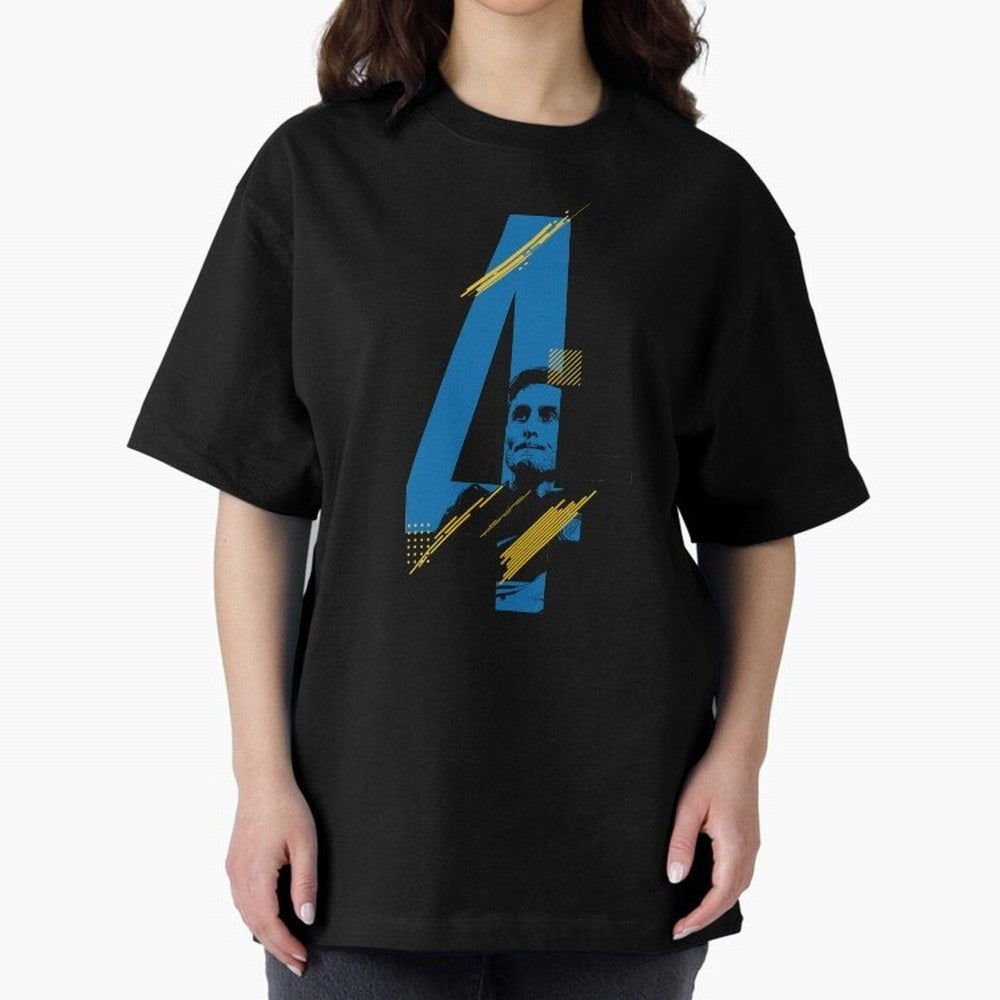 Javier Zanetti - El Tractor Oversized T-Shirt Share FIFA World Cup 2026 Group Stage for Fans of Mbappe and Neymar and England, Bringing Worldwide Fan Energy, Dramatic Goals, Stadium Lights and Championship Celebrations; Great for Watch Parties,