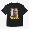 Illustration Ronaldinho Art Oversized T-Shirt Experience FIFA World Cup 2026 Group Stage Highlighting Neymar, France Energy, Supporter Pride, Iconic Celebrations, Legendary Names and Global Match Day Energy; Built for Supporters Chasing Trophy