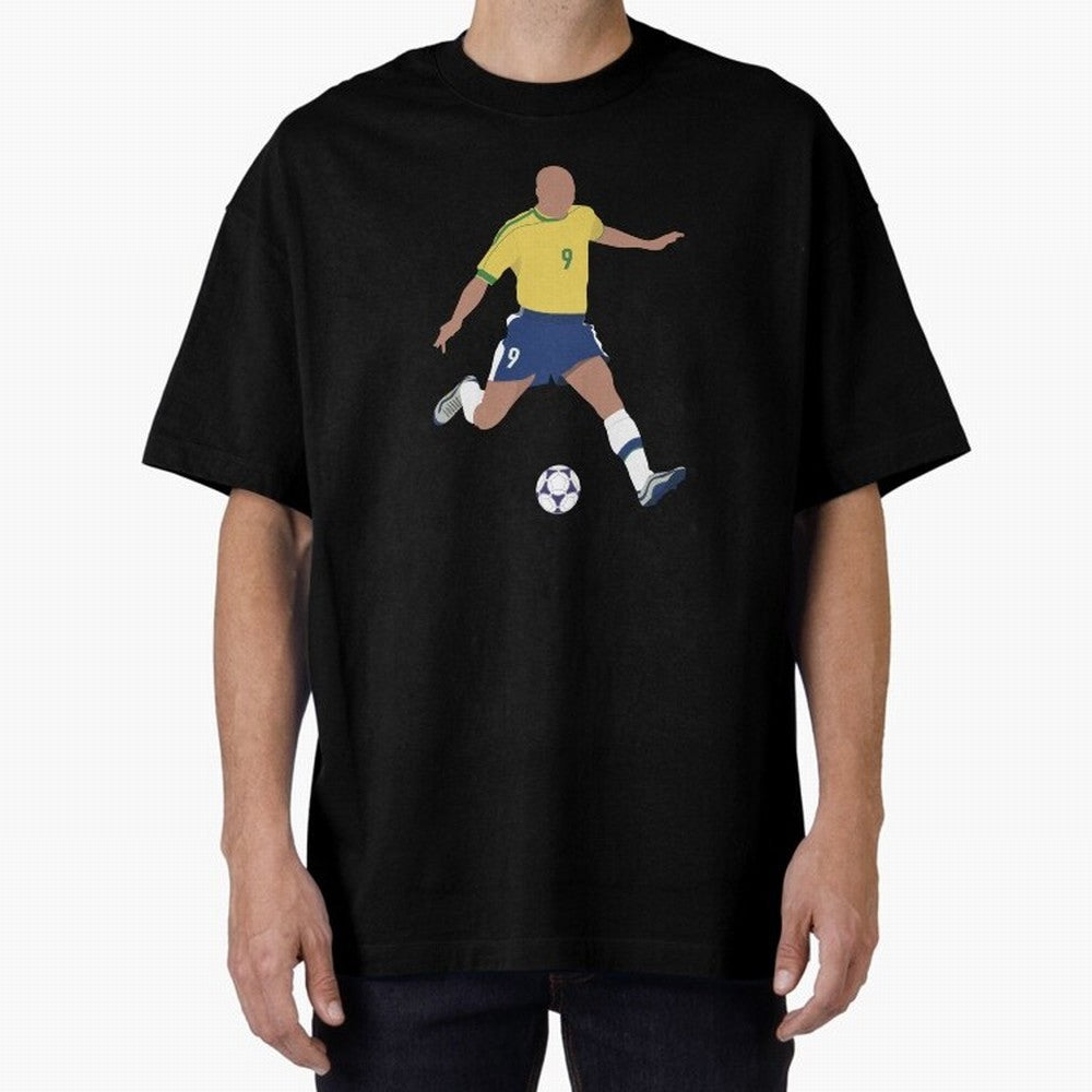 Ronaldo Lu¨ªs Naz¨¢rio de Lima - R9 Oversized T-Shirt Keep the Legacy of the FIFA World Cup 2026 Journey through Messi, Neymar and Mbappe Highlights, Portugal, Spain and Germany Pride, Worldwide Fan Energy, Dramatic Goals, Stadium Lights and