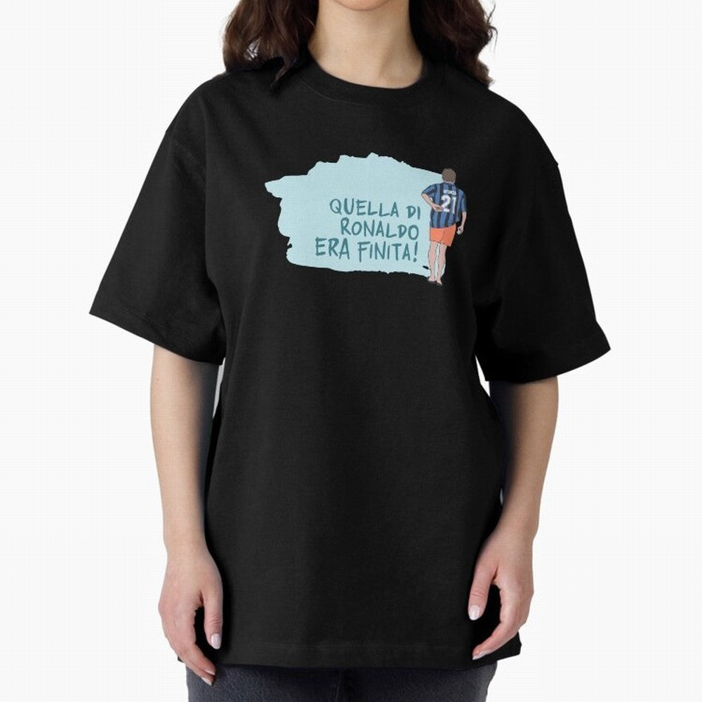 Sforza, quella di Ronaldo era finita! - AGG Oversized T-Shirt Carry the Colors and Pride of Global Football Passion for FIFA World Cup 2026, Celebrating Messi, Brazil, Portugal and Argentina, Vintage Soccer Flavor, Modern Football Stars, National