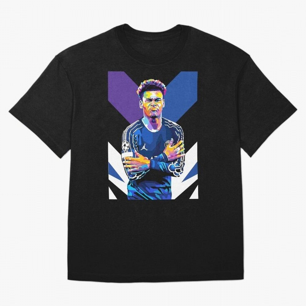 Desire Doue in WPAP Style Oversized T-Shirt Relive Legendary Nights from FIFA World Cup 2026 Group Stage Featuring Haaland and Mbappe, Argentina and Brazil Energy, Stadium Chants, National Pride, Trophy Dreams and Unforgettable Football Memories;