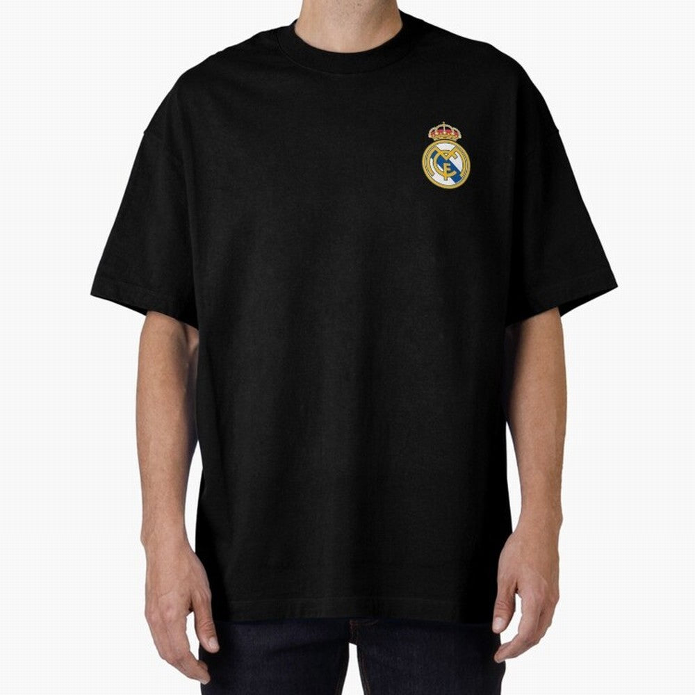 Madrid Football Logo Oversized T-Shirt Celebrate the Biggest Stage of FIFA World Cup 2026 for Fans of Messi, Neymar and Mbappe and Argentina, France and Brazil, Bringing Classic Soccer Heritage, Championship Pressure, Fan Loyalty and International