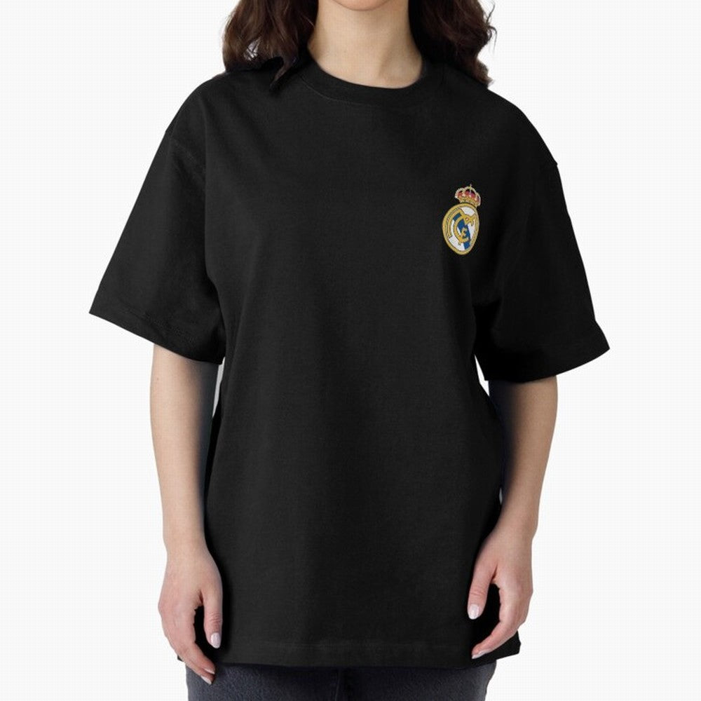 Madrid Football Logo Oversized T-Shirt Celebrate the Biggest Stage of FIFA World Cup 2026 for Fans of Messi, Neymar and Mbappe and Argentina, France and Brazil, Bringing Classic Soccer Heritage, Championship Pressure, Fan Loyalty and International