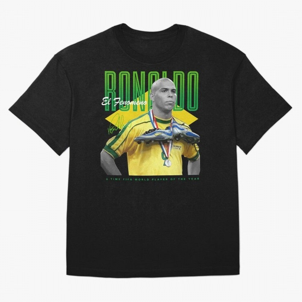Ronaldo 3 Time Fifa World Player Of The Year Oversized T-Shirt Represent Global Football Passion for FIFA World Cup 2026, Made for Messi, Neymar and Mbappe, Argentina, Tournament Hype, Historic Matchups, Family Viewing Parties and Global Sports