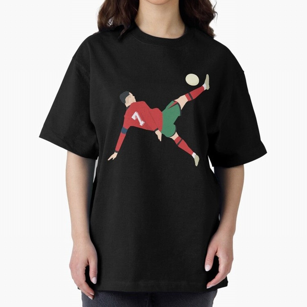 Cristiano Ronaldo CR7 Portugal Oversized T-Shirt Bring Trophy Dreams to Match Day Hype around FIFA World Cup 2026 Group Stage, Neymar, Haaland and Cristiano Ronaldo, Spain and Netherlands, Sports Nostalgia, International Competition, Famous Players