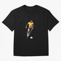Legends of The Beautiful Game Cartoon Collection Legends Socrates Cartoon Artwork9 Oversized T-Shirt Feel FIFA World Cup 2026 USA Canada Mexico Spirit, Filled with Argentina, France and Brazil, Messi, Sports Nostalgia, International Competition,