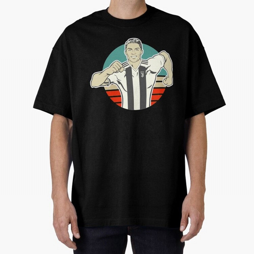 Ronaldo Ronaldo Oversized T-Shirt Relive the FIFA World Cup 2026 Group Stage Journey through Mbappe and Neymar Highlights, France and Portugal Pride, Fan Favorite Moments, National Team Passion, Big Match Drama and Soccer History; Great for
