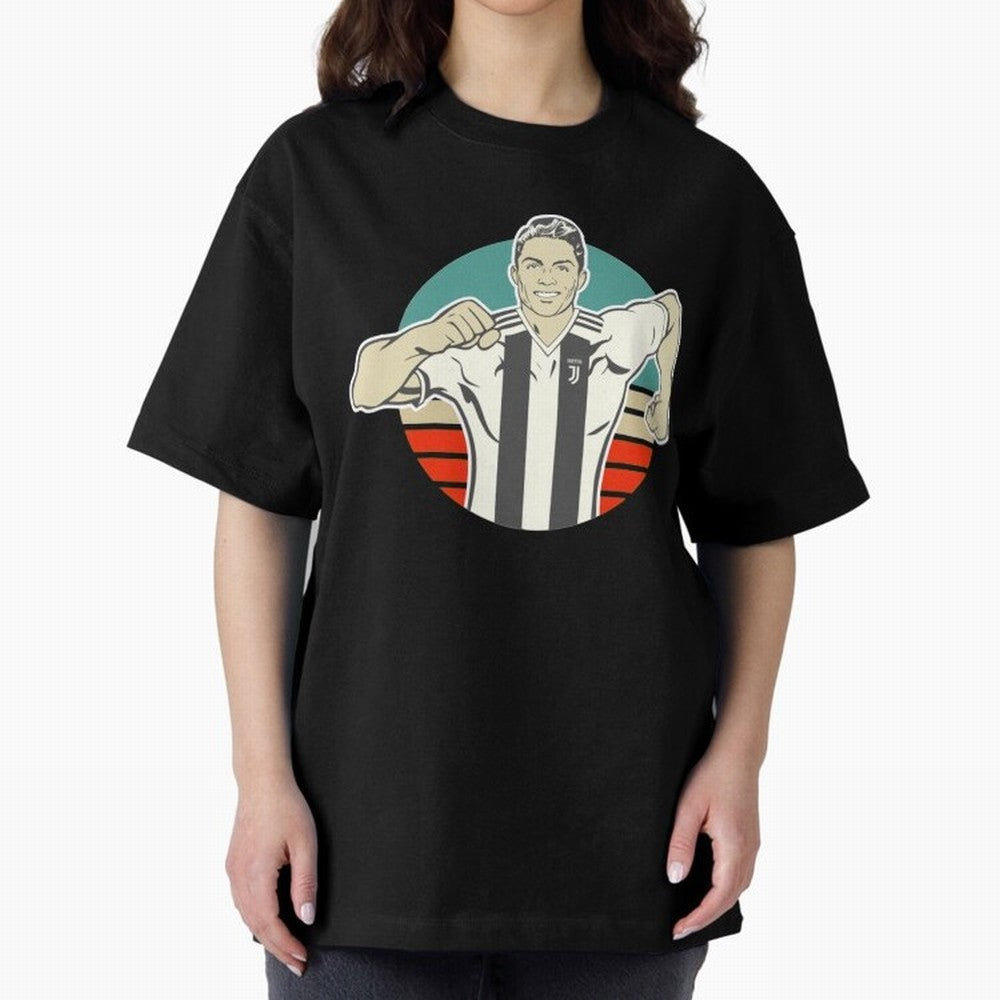 Ronaldo Ronaldo Oversized T-Shirt Relive the FIFA World Cup 2026 Group Stage Journey through Mbappe and Neymar Highlights, France and Portugal Pride, Fan Favorite Moments, National Team Passion, Big Match Drama and Soccer History; Great for