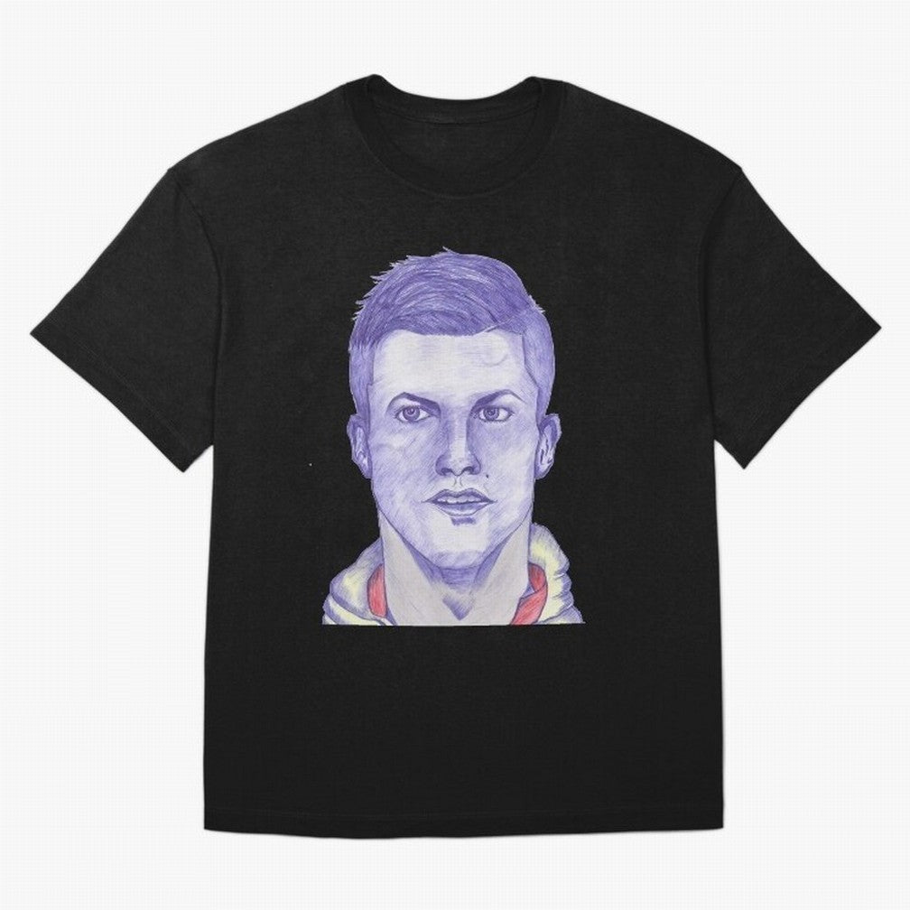 C-Ronaldo portrait drawing Oversized T-Shirt Fuel FIFA World Cup 2026 USA Canada Mexico for Fans of Messi, Neymar and Mbappe and Argentina, France and Brazil, Bringing Stadium Memories, Football Loyalty, International Chants and Championship