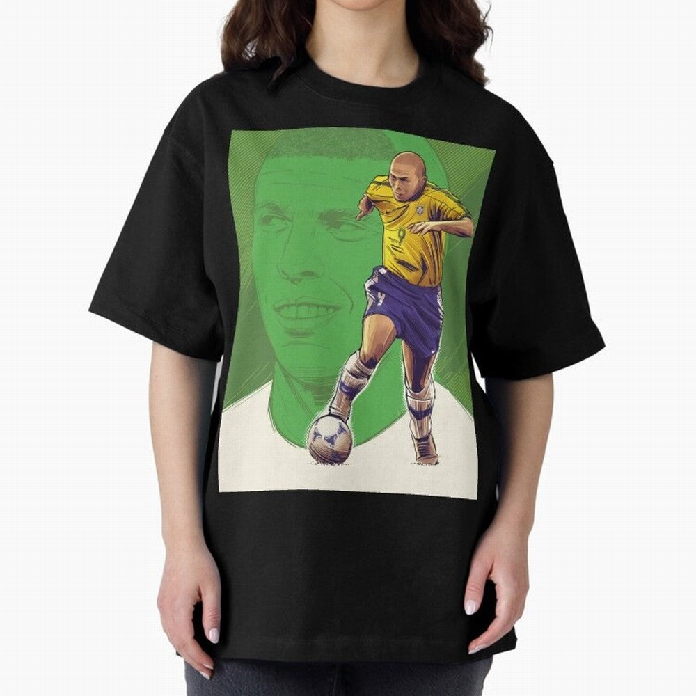 Wallpaper Ronaldo Nazario Oversized T-Shirt Fuel FIFA World Cup 2026 Featuring Haaland and Mbappe, England and Germany Energy, Stadium Memories, Football Loyalty, International Chants and Championship Tradition; Ideal for Passionate Fans Who Love