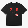 Ronaldo 7 - Man U Back to Manchester Oversized T-Shirt Bring World Football Passion into FIFA World Cup 2026 USA Canada Mexico for Fans of Neymar and Netherlands, Bringing Sports Nostalgia, International Competition, Famous Players and