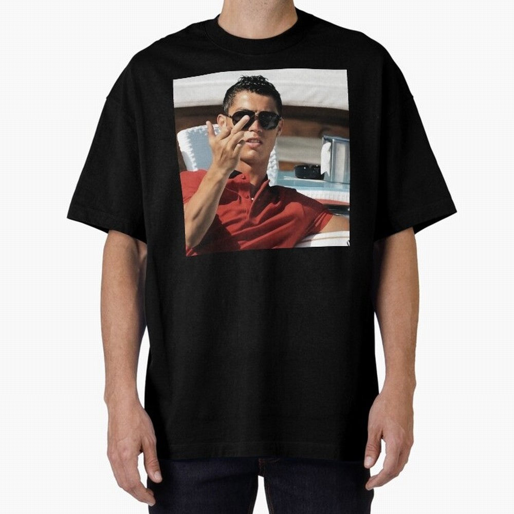 Ronaldo Oversized T-Shirt Support Your Favorite Stars during Global Football Passion for FIFA World Cup 2026, Connected to Messi, Spain and Netherlands, Football Festival Excitement, Trophy Ambitions, Country Rivalries and Star Player Buzz; Ideal
