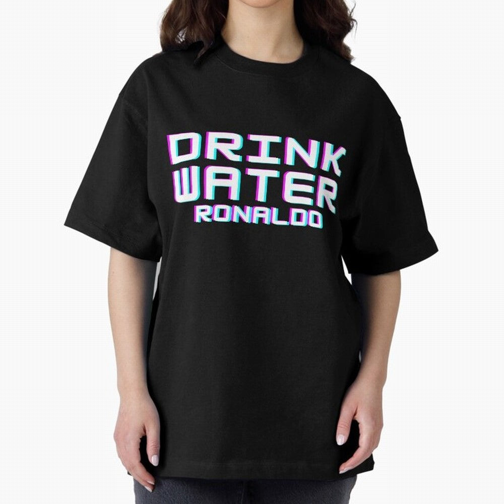 drink water ronaldo Oversized T-Shirt Carry National Pride through FIFA World Cup 2026 Highlighting Neymar, Haaland and Cristiano Ronaldo, Portugal, Spain and Germany Energy, Classic Soccer Heritage, Championship Pressure, Fan Loyalty and