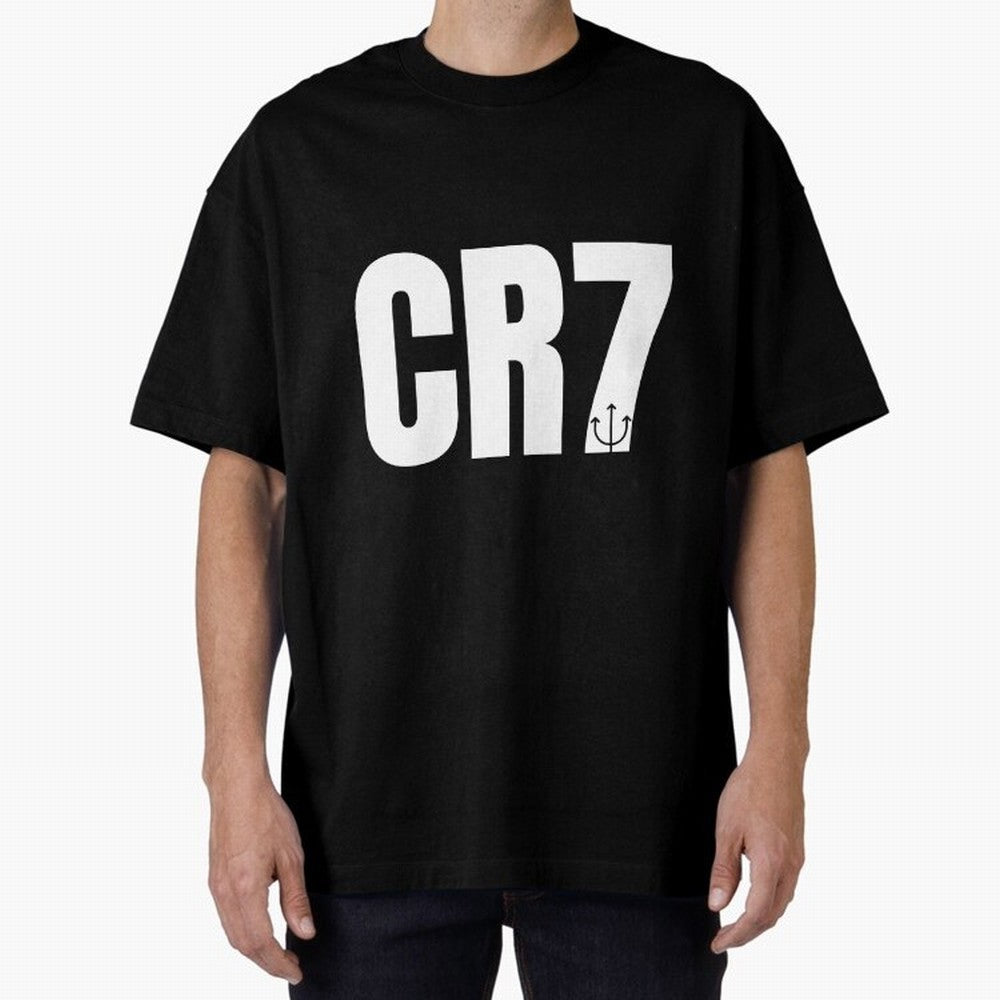 CR7 - Cristiano Ronaldo Manchester United 2021 Oversized T-Shirt Celebrate FIFA World Cup 2026 Capturing Mbappe and Neymar, Netherlands Energy, Global Supporter Spirit, Legendary Goals, National Colors and Tournament Celebration; Great for