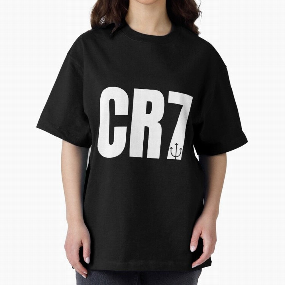 CR7 - Cristiano Ronaldo Manchester United 2021 Oversized T-Shirt Celebrate FIFA World Cup 2026 Capturing Mbappe and Neymar, Netherlands Energy, Global Supporter Spirit, Legendary Goals, National Colors and Tournament Celebration; Great for