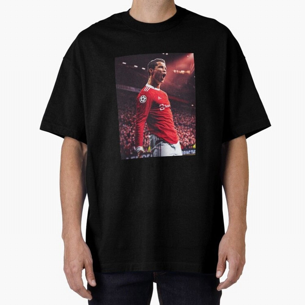 Cristiano Ronaldo CR7 Manchester Home 202122,Ronaldo Gifts, Ronaldo Best Selling , Ronaldo Top Item Oversized T-Shirt Bring Champion Energy into Global Football Passion for FIFA World Cup 2026 Group Stage, with Haaland and Mbappe, Portugal, Spain